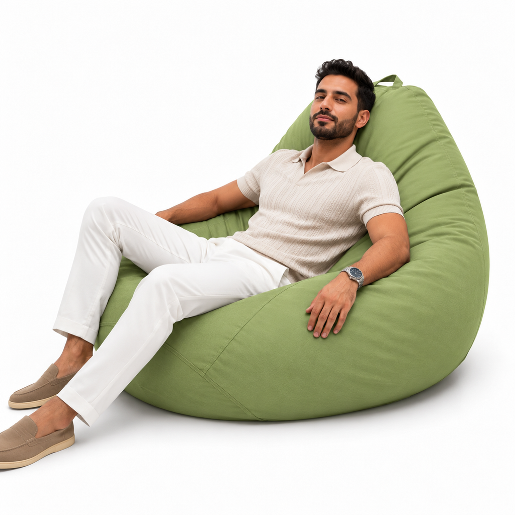 XL Olive green outdoor Bean Bag