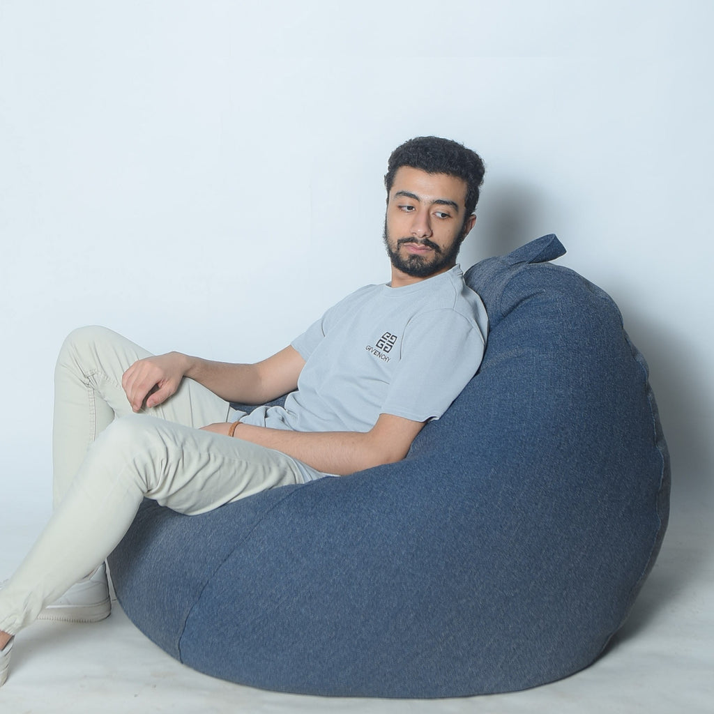 بين باج كحلي جينز مقاس لارج 