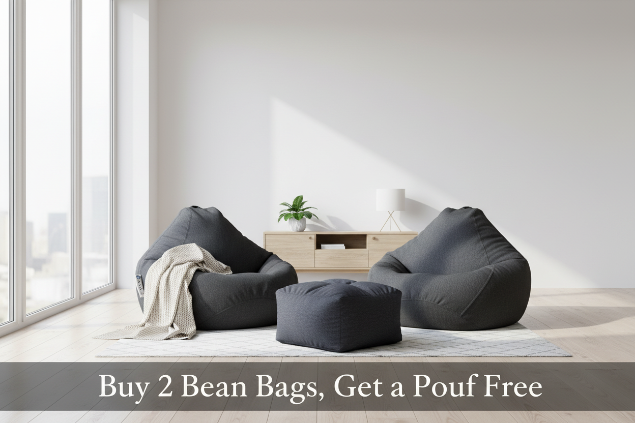 Bean Bag with Lower Text Placement