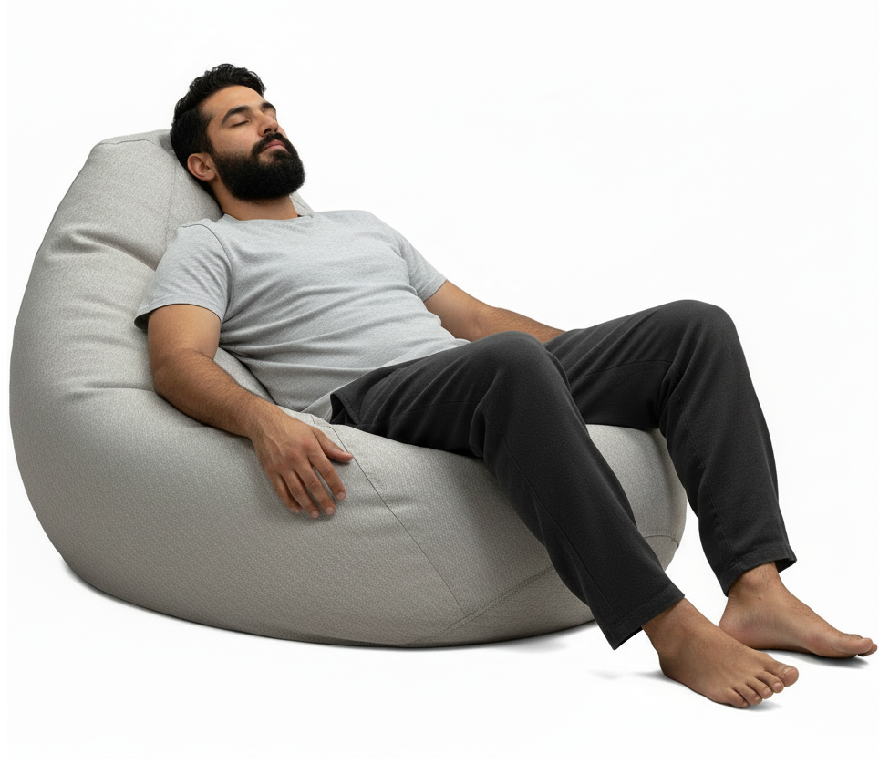 Off-White XL bean bag