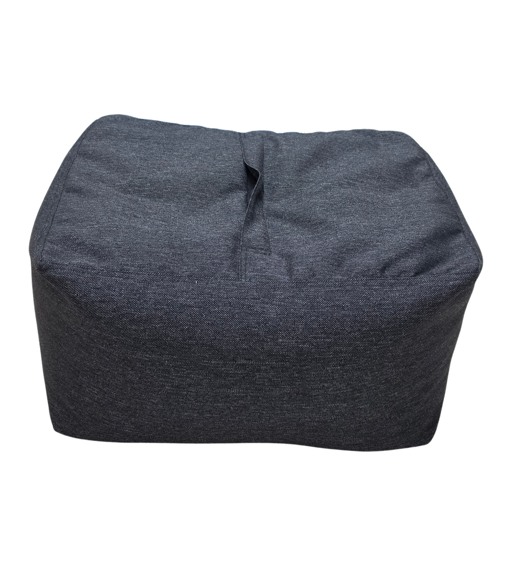 Dark Gray Pouf