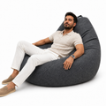 XL Dark Gray Indoor Bean Bag