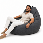 XL Dark Gray Indoor Bean Bag